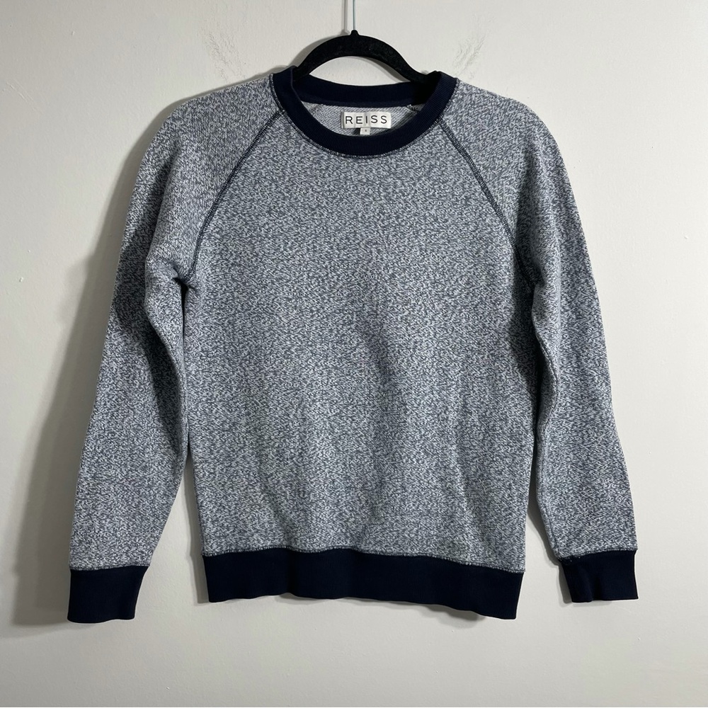 REISS Crewneck Raglan Sweater